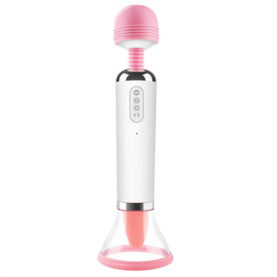 Dual Heed AV Tongue Licking Tongue Suction Vibrator Vagina Pussy Massage Vibrator Masturbasi Wanita