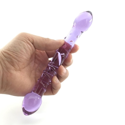 Double Heads Butt Plug Anal Plug Butt Glass Butt Plug dengan Inner Screw Design Didistribusikan ke Dildos Kaca di Seluruh Dunia