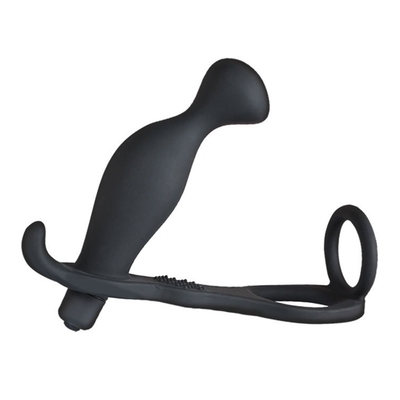 10 Frekuensi Double Penetration Anal Plug Dildo Butt Plug Vibrator untuk Pria Tali pada Penis Vagina Plug mainan seks dewasa untuk