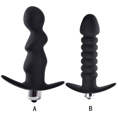 Silicone Dildo Vibrator Pria Prostat Massage Anal Plug G Spot Butt Plug Untuk Pria