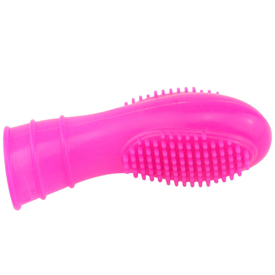 Grosir Medical Silicone Finger Sleeve Ring Dengan Bump Penis Ring Mainan Seks