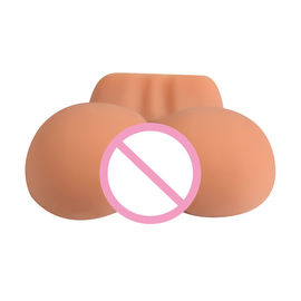 Setengah Tubuh Vagina Mini Silikon Boneka Seks Pria Mastrubasi Mainan Daging / Merah Muda