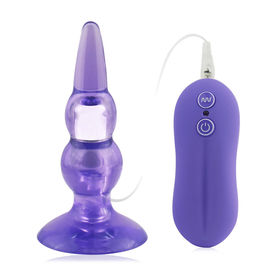 Vibrating Anal Sex Toys Beads Anal Prostat Massager Produk Unisex Untuk Pria