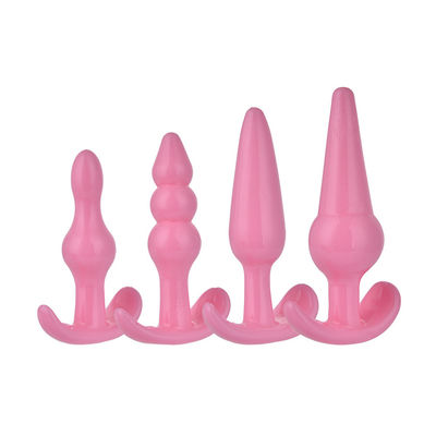 Amazon Hot Jual Kesucian TPE Sex Toy Anal Plug Set untuk Wanita
