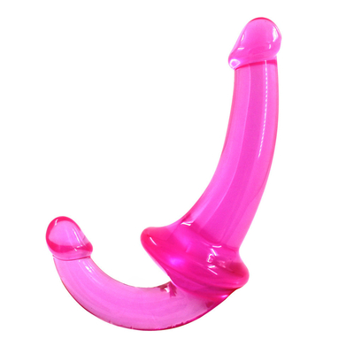Erotis Double Ended Strapless Dildo Sex Toy TPE Penis Lesbian Sex Toys