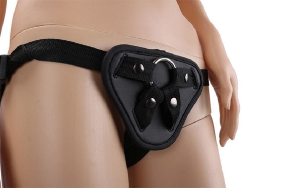 Tali Kulit Lesbian Pada Celana Dildo Belt Artificial Harness Hollow