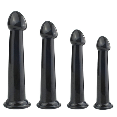 4 Ukuran Butt Plug Trainer Kit G Spot Dildo Penis Dong Prostat Pijat