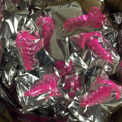 Bumpy Delight Flexible Waterproof TPE Rubber Butt Plug Dengan Smooth Incremental Beads