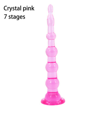 6 Manik-manik Dan 7 Manik-manik Anal Butt Plug, Prostage Massager Dildo Anal Trainer Toy