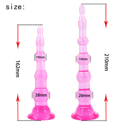 6 Manik-manik Dan 7 Manik-manik Anal Butt Plug, Prostage Massager Dildo Anal Trainer Toy