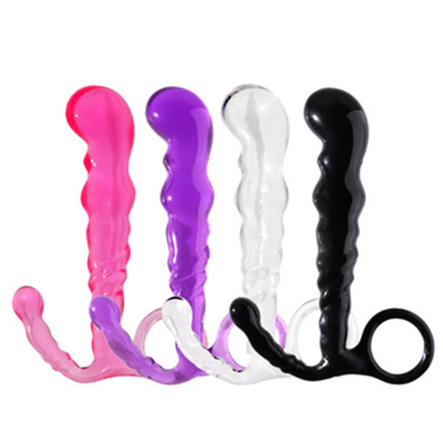 Lembut Tahan Air 3pcs Bead Butt Plug, Anal Plug Hollow Prostat Massager