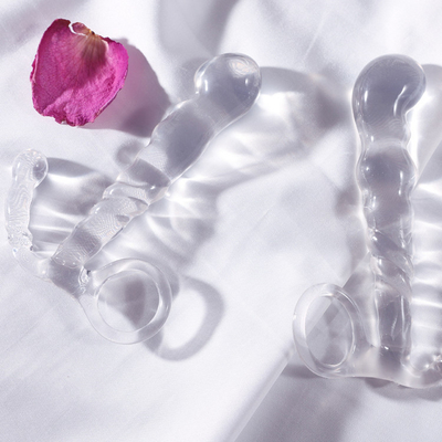 Lembut Tahan Air 3pcs Bead Butt Plug, Anal Plug Hollow Prostat Massager