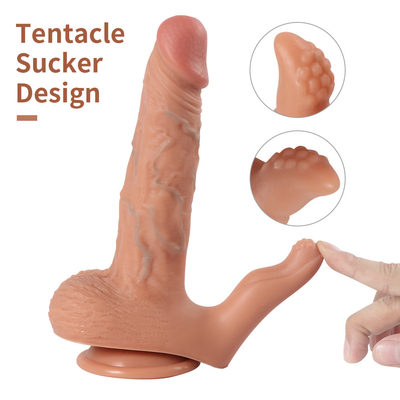 Realistis 20 Bergetar Menyodorkan Dildo Mainan Seks Dewasa Untuk Wanita 7 Rotasi