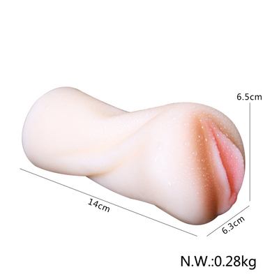 Realistis Bertekstur Vagina Elastis Vagina Saku Untuk Pria Seks