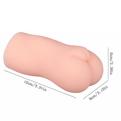 Realistis Vagina Pussy Mulut Mainan Masturbasi Tidak Vibrator Dewasa Saku Mulut Pria Masturbasi Cup Produk Seks untuk Pria