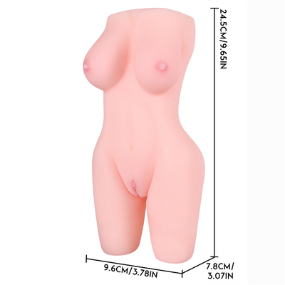 Dropshipping Mainan Seks Dewasa dengan 3D Realistis Bertekstur 2 in 1 Pria Masturbators Pocket Pussy