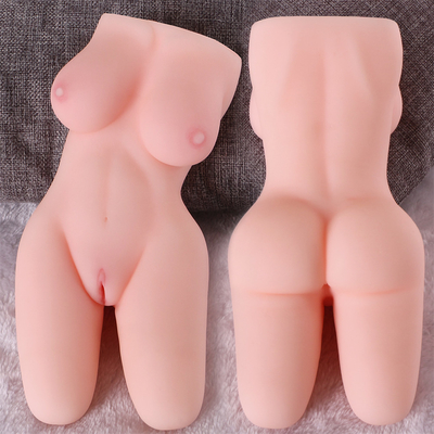 Dropshipping Mainan Seks Dewasa dengan 3D Realistis Bertekstur 2 in 1 Pria Masturbators Pocket Pussy