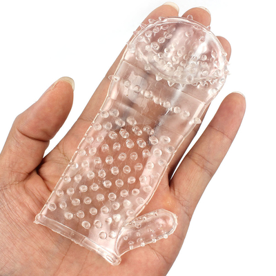 Hot Sale Crystal Penis Lengan Extender untuk Pria