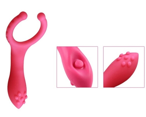 Mainan Seks Bergetar Klem Puting Dengan G Spot Vibrator Untuk Wanita