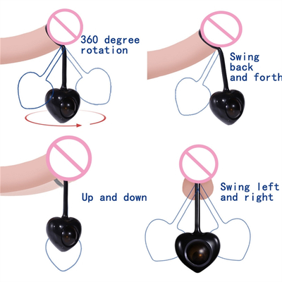 Karet Penis Cincin Silikon Vibrator Menunda Ejakulasi Bergetar Ayam Cincin untuk Pria Mainan Seks