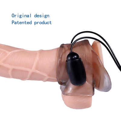 Free TPE G Spot Produk Dewasa Pria Vibrating Penis Penis Ring Untuk Penis