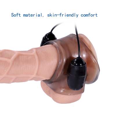 Free TPE G Spot Produk Dewasa Pria Vibrating Penis Penis Ring Untuk Penis