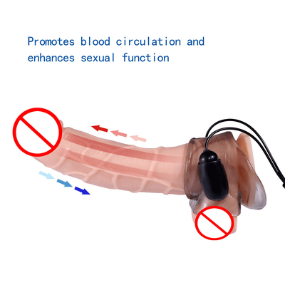 Free TPE G Spot Produk Dewasa Pria Vibrating Penis Penis Ring Untuk Penis