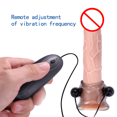 Free TPE G Spot Produk Dewasa Pria Vibrating Penis Penis Ring Untuk Penis