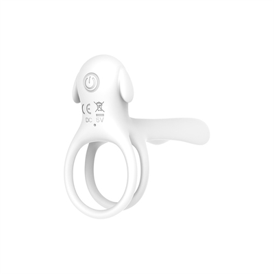 Silicone Triangle Penis Ring Dengan Teasing Tail / Stretchy Penis Ring Untuk Penis Stimulasi