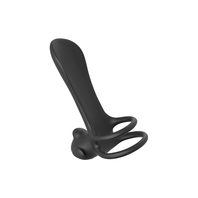 Silicone Triangle Penis Ring Dengan Teasing Tail / Stretchy Penis Ring Untuk Penis Stimulasi