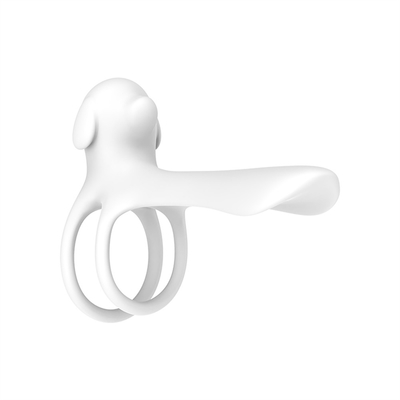 Silicone Triangle Penis Ring Dengan Teasing Tail / Stretchy Penis Ring Untuk Penis Stimulasi
