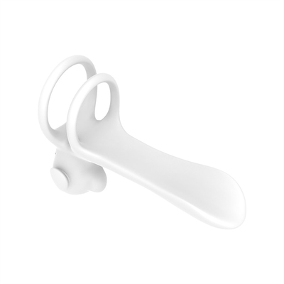Silicone Triangle Penis Ring Dengan Teasing Tail / Stretchy Penis Ring Untuk Penis Stimulasi