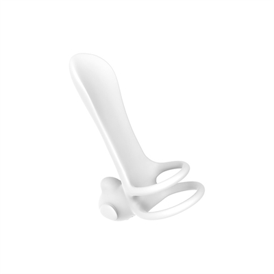 Silicone Triangle Penis Ring Dengan Teasing Tail / Stretchy Penis Ring Untuk Penis Stimulasi