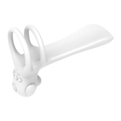 Silicone Triangle Penis Ring Dengan Teasing Tail / Stretchy Penis Ring Untuk Penis Stimulasi