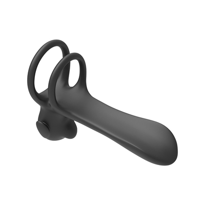 Silicone Triangle Penis Ring Dengan Teasing Tail / Stretchy Penis Ring Untuk Penis Stimulasi
