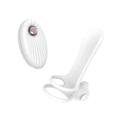 Silicone Triangle Penis Ring Dengan Teasing Tail / Stretchy Penis Ring Untuk Penis Stimulasi