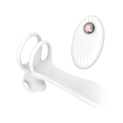 Silicone Triangle Penis Ring Dengan Teasing Tail / Stretchy Penis Ring Untuk Penis Stimulasi