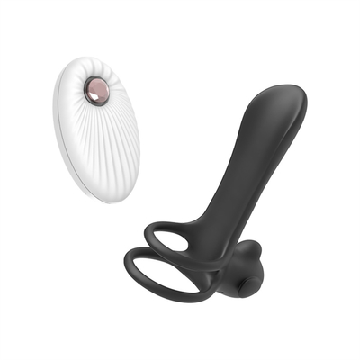 Silicone Triangle Penis Ring Dengan Teasing Tail / Stretchy Penis Ring Untuk Penis Stimulasi