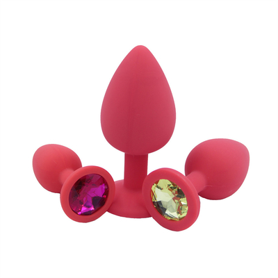 Portable Silikon Permata Kesucian Anal Plug Dewasa Mainan Butt Plug Anal Gay Mainan Dewasa untuk Pria