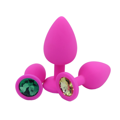 Portable Silikon Permata Kesucian Anal Plug Dewasa Mainan Butt Plug Anal Gay Mainan Dewasa untuk Pria