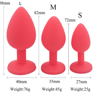 Portable Silikon Permata Kesucian Anal Plug Dewasa Mainan Butt Plug Anal Gay Mainan Dewasa untuk Pria