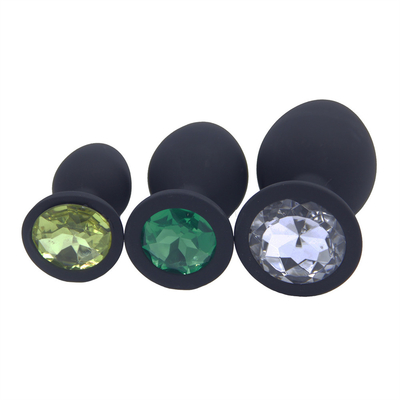 Portable Silikon Permata Kesucian Anal Plug Dewasa Mainan Butt Plug Anal Gay Mainan Dewasa untuk Pria