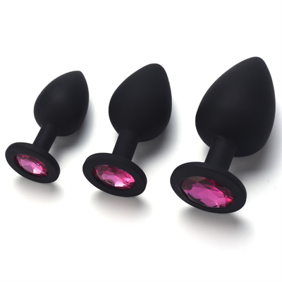 Portable Silikon Permata Kesucian Anal Plug Dewasa Mainan Butt Plug Anal Gay Mainan Dewasa untuk Pria