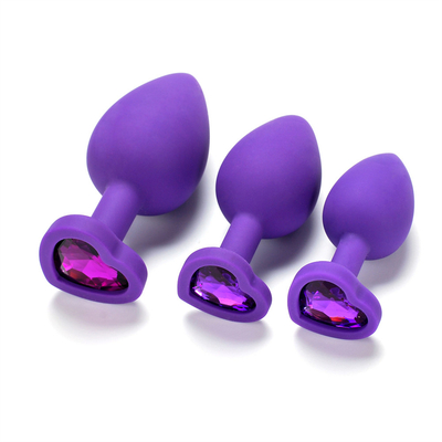 Portable Silikon Permata Kesucian Anal Plug Dewasa Mainan Butt Plug Anal Gay Mainan Dewasa untuk Pria