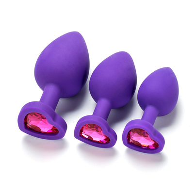 Portable Silikon Permata Kesucian Anal Plug Dewasa Mainan Butt Plug Anal Gay Mainan Dewasa untuk Pria