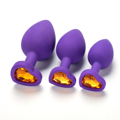 Portable Silikon Permata Kesucian Anal Plug Dewasa Mainan Butt Plug Anal Gay Mainan Dewasa untuk Pria
