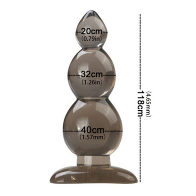 xese Hot Sale Medis TPE Tangan Gratis Mainan Seks Anal butt Plug Set untuk Orang Dewasa