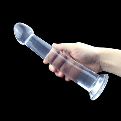 Anal Colokan Prostat Vagina G Spot Mainan Seks Dengan Basis Cangkir Hisap Kuat