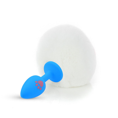 Anal Plug Ekor Produk Seks Masturbasi Wanita Pribadi Mainan Silicone Anal Plug