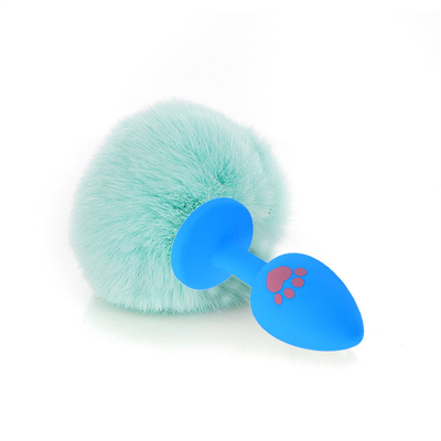 Anal Plug Ekor Produk Seks Masturbasi Wanita Pribadi Mainan Silicone Anal Plug
